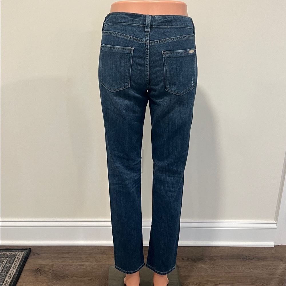 White House Black Market The Girlfriend Distressed Jeans Size 4 - Picture 6 of 12